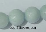 CAQ207 15.5 inches 18mm round natural aquamarine beads wholesale