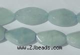 CAQ213 15.5 inches 14*22mm twisted natural aquamarine beads