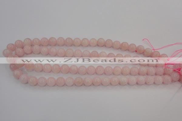 CAQ484 15.5 inches 12mm round natural pink aquamarine beads