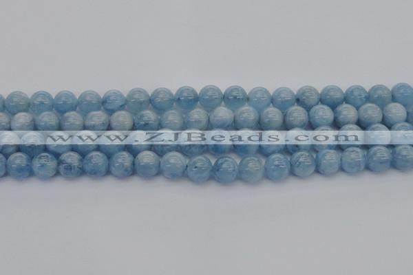 CAQ520 15.5 inches 8mm round AA grade natural aquamarine beads