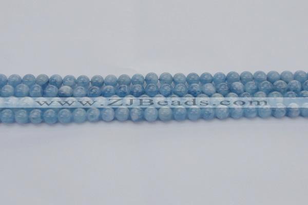 CAQ536 15.5 inches 6mm round AAA grade natural aquamarine beads