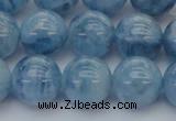 CAQ547 15.5 inches 12mm round AAAA grade natural aquamarine beads