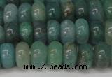 CAQ610 15.5 inches 4*6mm rondelle aquamarine gemstone beads