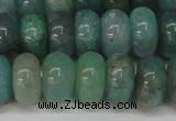 CAQ613 15.5 inches 7*12mm rondelle aquamarine gemstone beads