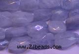 CAQ651 15.5 inches 8*12mm - 10*14mm faceted freeform aquamarine beads