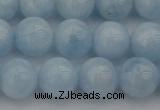 CAQ703 15.5 inches 10mm round natural aquamarine beads wholesale