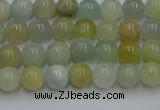 CAQ751 15.5 inches 6mm round aquamarine beads wholesale