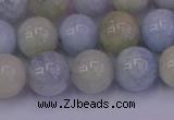 CAQ783 15.5 inches 10mm round natural aquamarine beads