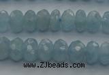 CAQ81 15.5 inches 4*7mm faceted rondelle AA grade aquamarine beads