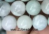 CAQ843 15.5 inches 10mm round aquamarine beads wholesale