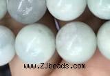 CAQ844 15.5 inches 12mm round aquamarine beads wholesale