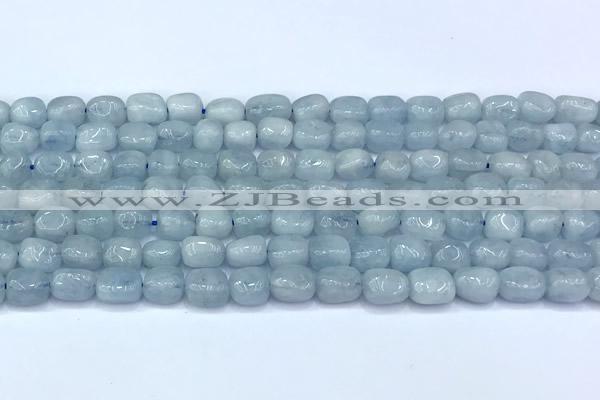 CAQ940 15 inches 6*6mm – 6*8mm nuggets aquamarine beads