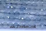 CAQ960 15 inches 2mm faceted round aquamarine beads