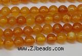 CAR102 15.5 inches 5mm round natural amber beads