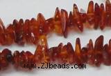 CAR117 16 inches 2*6mm - 3*10mm natural amber chips beads