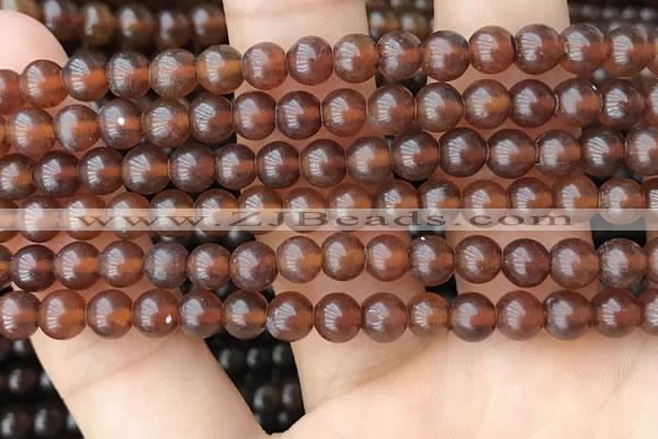 CAR231 15.5 inches 5mm - 5.5mm round natural amber beads wholesale