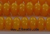 CAR410 15.5 inches 6*9mm rondelle synthetic amber beads wholesale