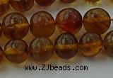 CAR527 15.5 inches 7mm - 8mm round natural amber beads wholesale