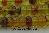 CAR538 15.5 inches 5*8mm rondelle natural amber beads wholesale