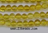 CAR558 15.5 inches 4mm - 4.5mm round natural amber beads wholesale