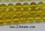 CAR559 15.5 inches 6mm - 6.5mm round natural amber beads wholesale