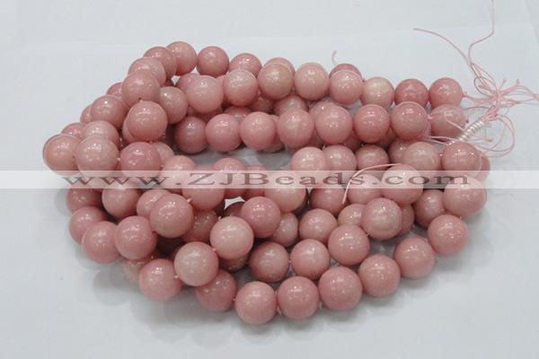 CAS08 15.5 inches 18mm round pink angel skin gemstone beads