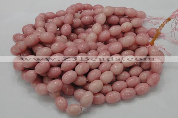 CAS11 15.5 inches 13*18mm rice pink angel skin gemstone beads