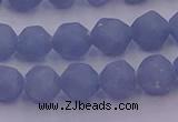 CAS211 15.5 inches 8mm faceted nuggets blue angel skin gemstone beads