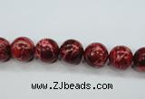 CAT161 15.5 inches 8mm round dyed natural aqua terra jasper beads