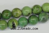 CAU04 round australia chrysoprase 12mm gemstone beads Wholesale