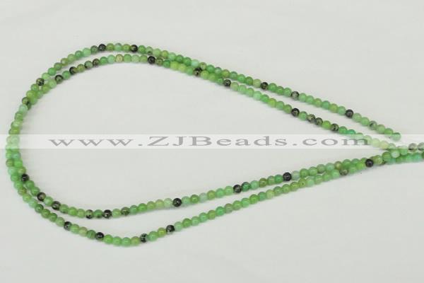 CAU25 15.5 inches 4mm round australia chrysoprase beads wholesale