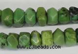 CAU32 15.5 inches 8*12mm nugget australia chrysoprase beads wholesale