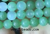 CAU365 15.5 inches 5mm round Australia chrysoprase beads