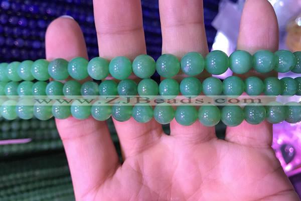 CAU373 15.5 inches 7mm round Australia chrysoprase beads