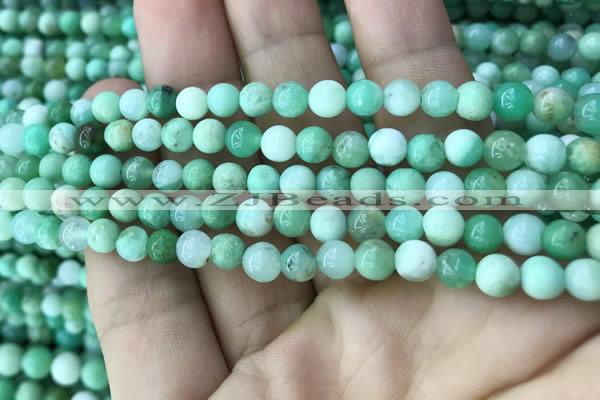 CAU421 15.5 inches 6mm round Australia chrysoprase beads