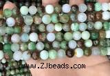 CAU436 15.5 inches 8mm round Australia chrysoprase beads wholesale