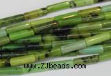 CAU46 15.5 inches 4*13mm tube Australia chrysoprase beads wholesale