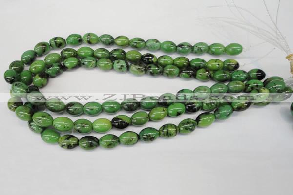 CAU48 15.5 inches 10*14mm rice Australia chrysoprase beads wholesale