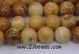 CAY04 15.5 inches 10mm round African yellow jasper beads wholesale