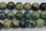 CAZ09 15.5 inches 10mm round natural azurite gemstone beads