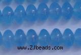 CBC271 15.5 inches 5*8mm A grade rondelle ocean blue chalcedony beads