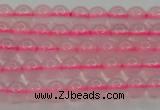 CBC300 15.5 inches 4mm round pink chalcedony beads wholesale