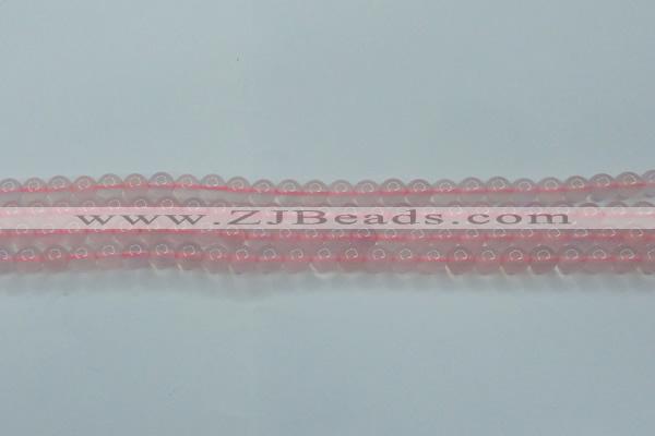 CBC301 15.5 inches 6mm round pink chalcedony beads wholesale