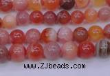 CBC400 15.5 inches 4mm A grade round orange chalcedony beads