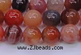 CBC404 15.5 inches 12mm A grade round orange chalcedony beads