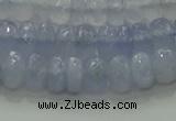 CBC446 15.5 inches 5*8mm faceted rondelle blue chalcedony beads