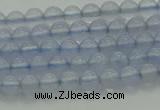 CBC450 15.5 inches 4mm round blue chalcedony beads wholesale