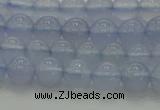 CBC451 15.5 inches 6mm round blue chalcedony beads wholesale