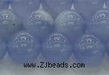 CBC454 15.5 inches 12mm round blue chalcedony beads wholesale