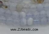 CBC460 15.5 inches 4mm round blue chalcedony gemstone beads